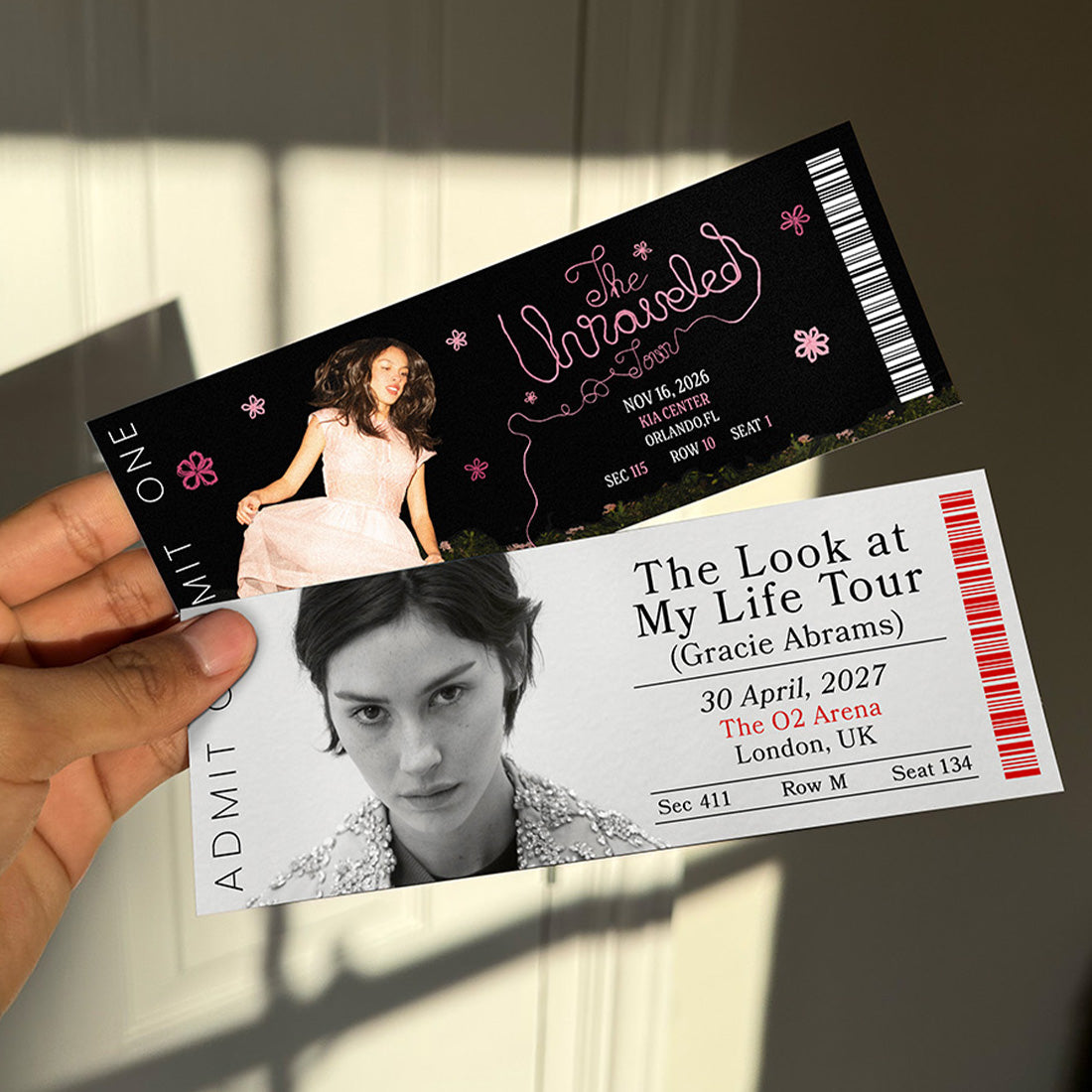 Concert Custom Print Tickets