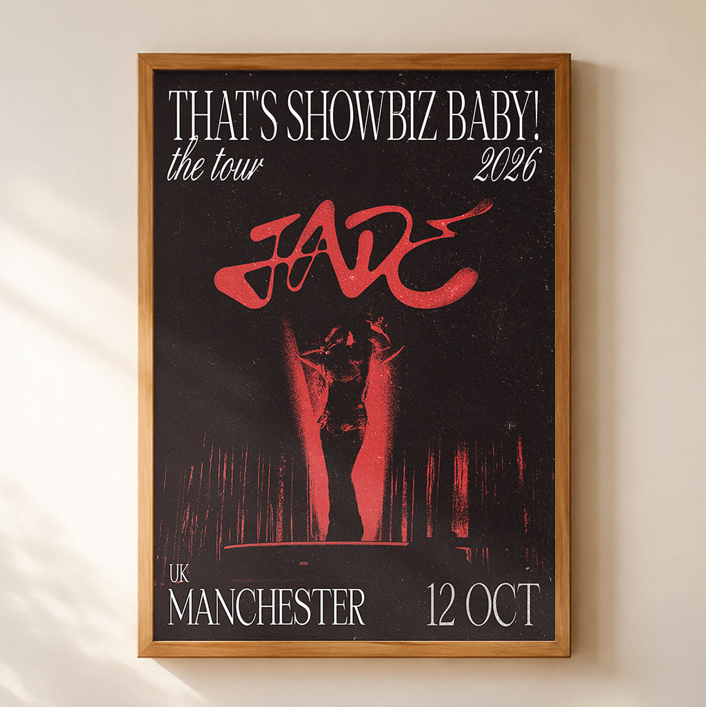 That's Showbiz Baby Tour Concert Poster Custom