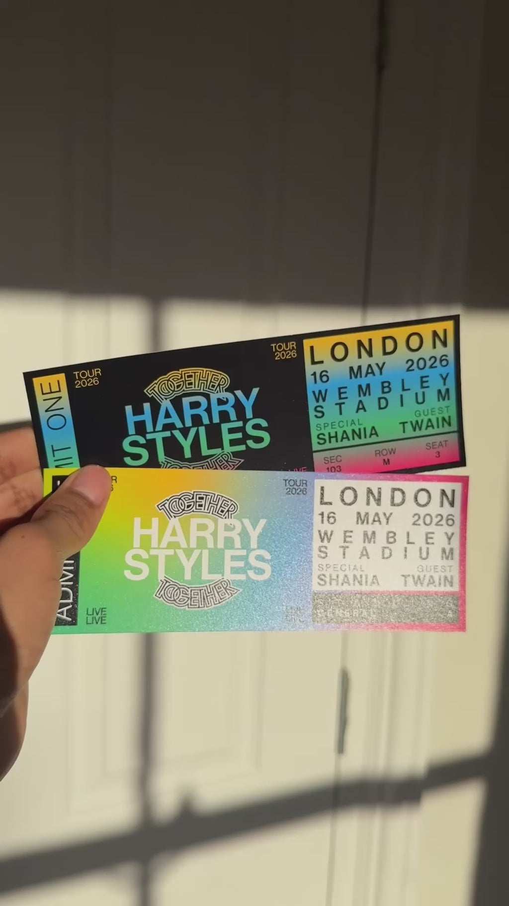 Concert Custom Print Tickets