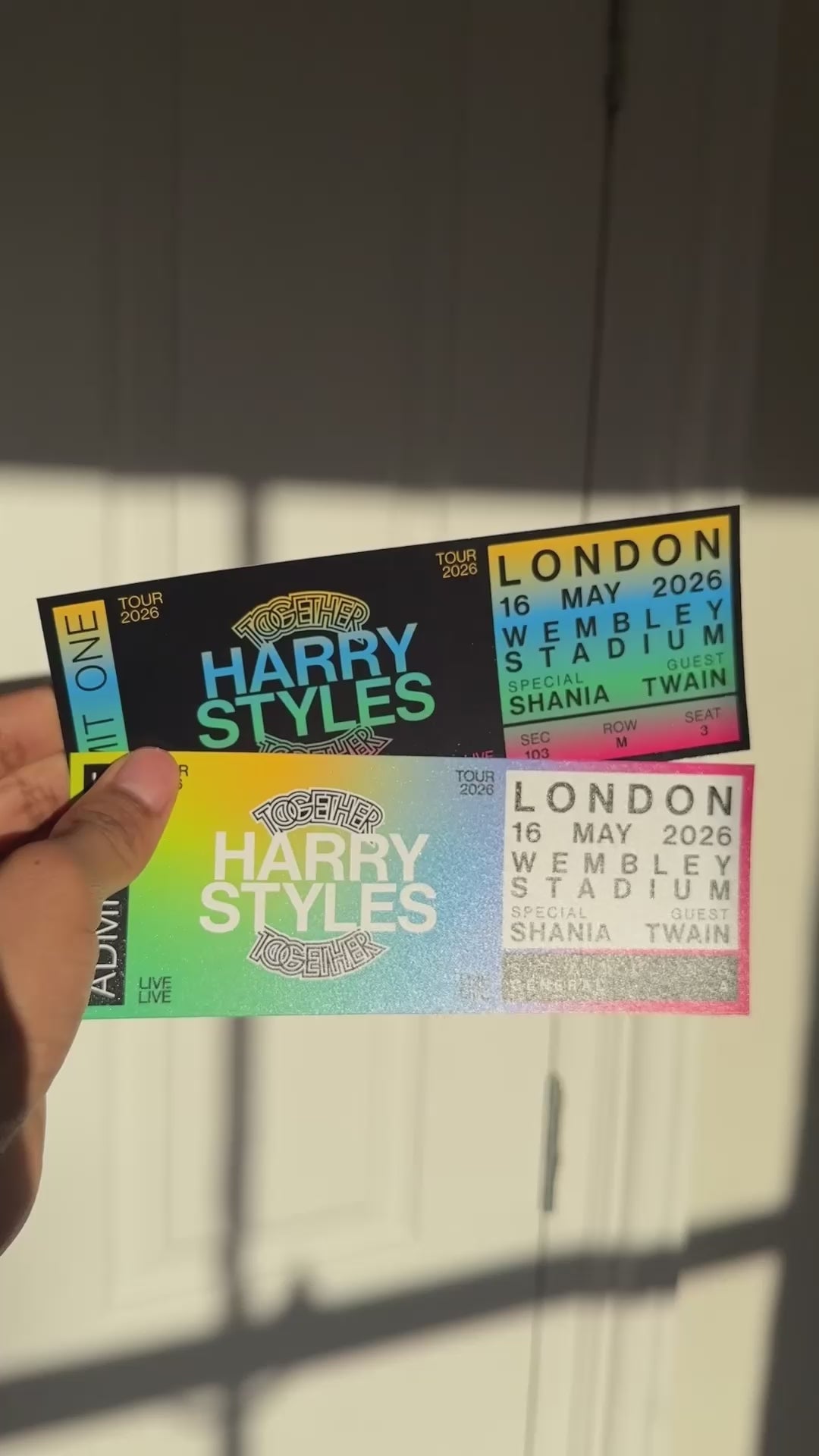 Concert Custom Print Tickets